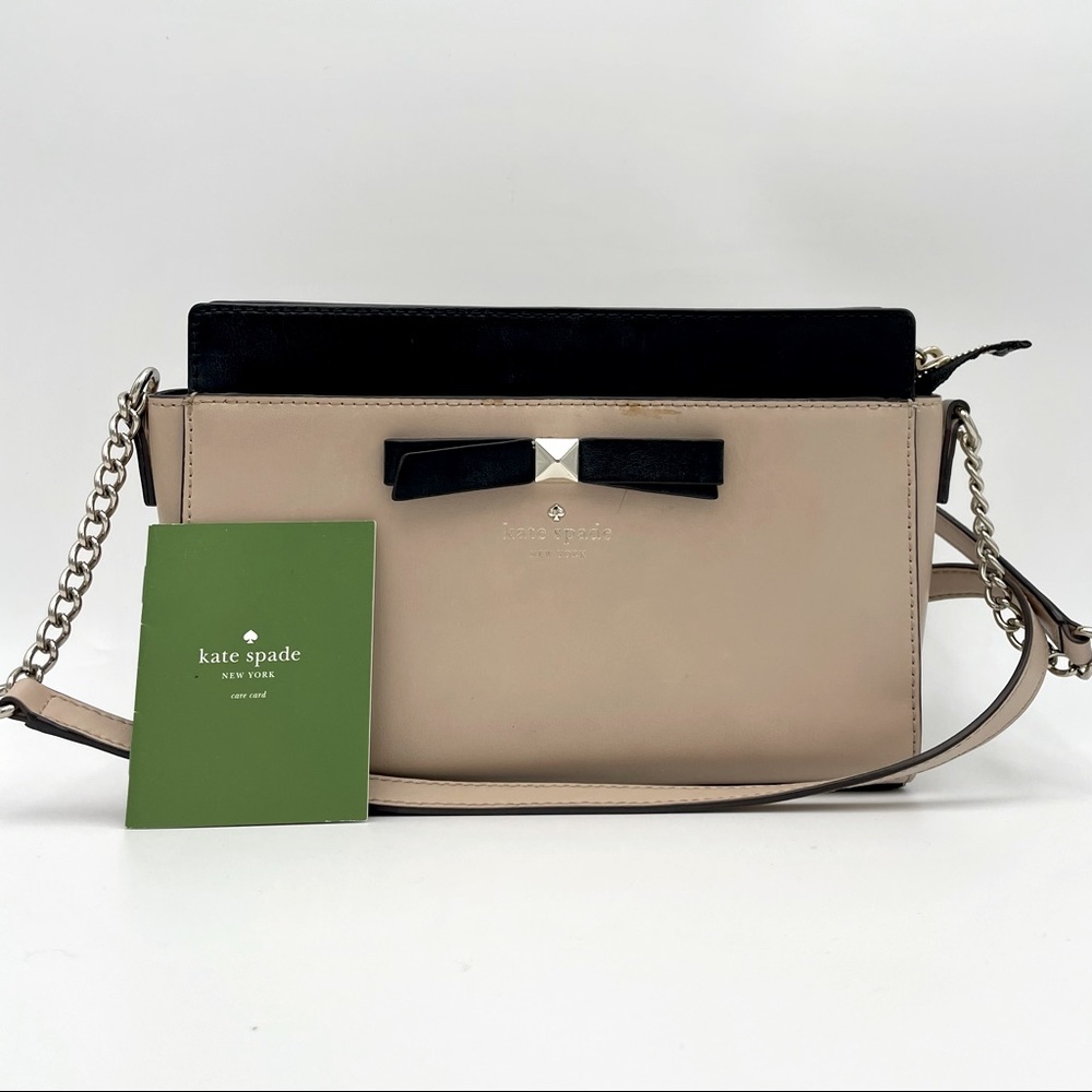 Used Kate Spade Hancock Park two tone crossbody purse